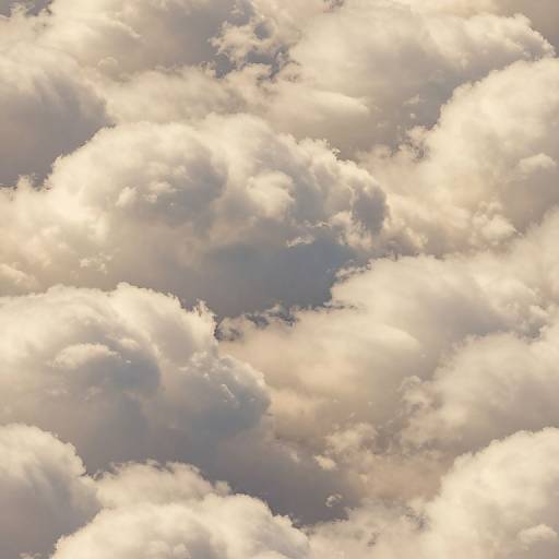 Seamless Voluminous Cumulus Cloud Texture