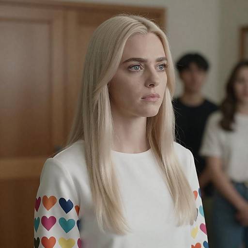 Focused Portrait of a Stylish Woman