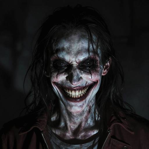 Jeff the Killer Dark Horror Portrait