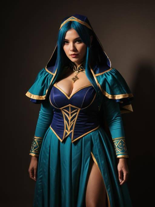Sexy Cosplay Woman in Cagalli Yula Athha Costume