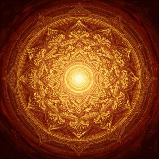 Corecentric Mandala with Luminous Core