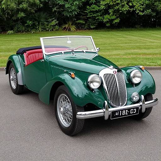 1952 MG TD Classic Green Roadster