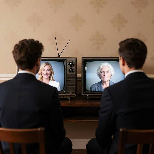 Contrast of Emotions in Retro Setting