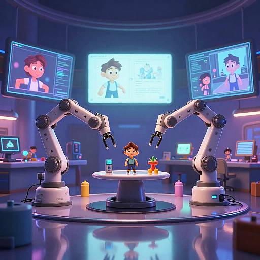 High-Tech Pixar Animation Lab