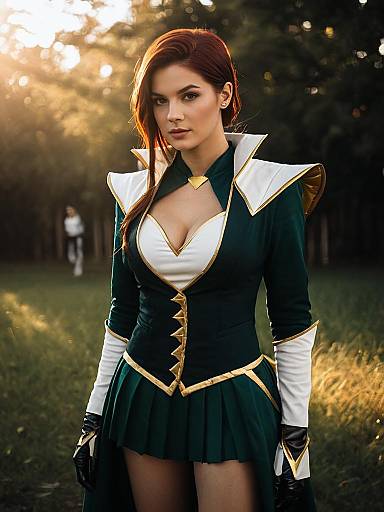 Sexy Gwess Cosplay Woman Photo