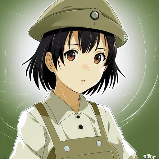 Illustration of Arare (kancolle), kantai collection in the style of Boris (noborhys)