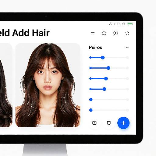 Online Hair Addition Photo Editor