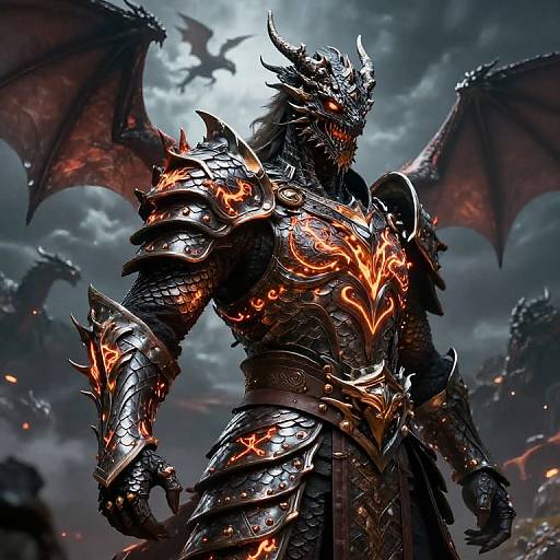 Fierce Dragon Armor Concept Art