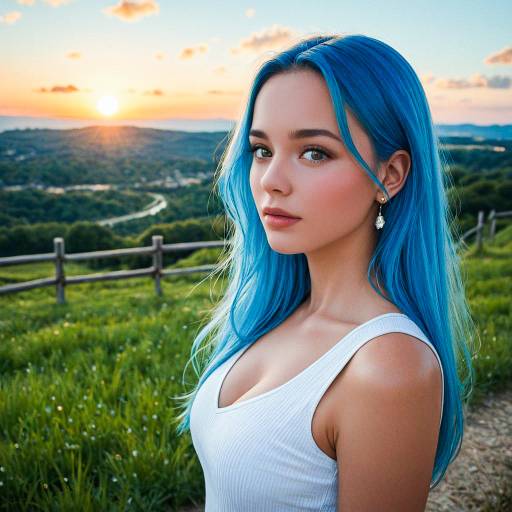 Gorgeous Evening Portrait of a Girl Gorgeous Evening Portrait of a Girl