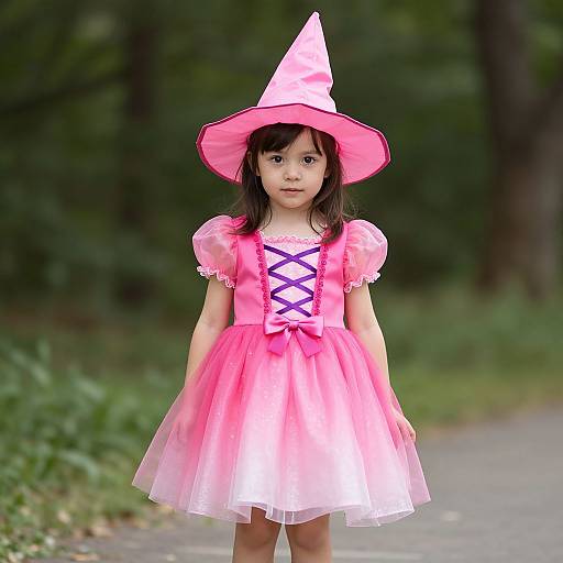 Toddler Pink Witch Costume