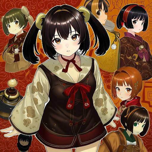 Illustration of Mumei (kabaneri), koutetsujou no kabaneri in the style of Go-1