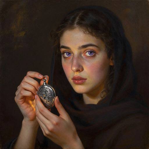 Photorealistic Portrait of North African Woman