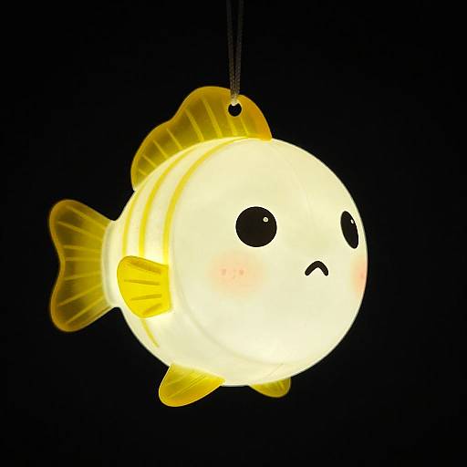 Glowing Cartoon Fish Ornament
