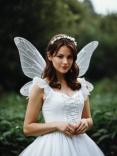 Enchanting Fairy Costume with Wings