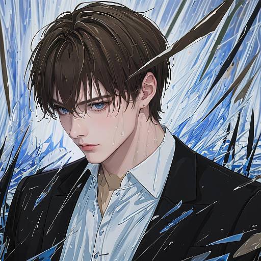 Illustration of Artem wing (tears of themis), tears of themis in the style of Quick waipa