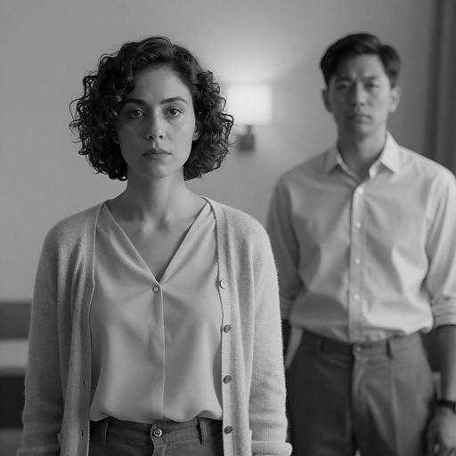 Monochrome Portrait of a Couple