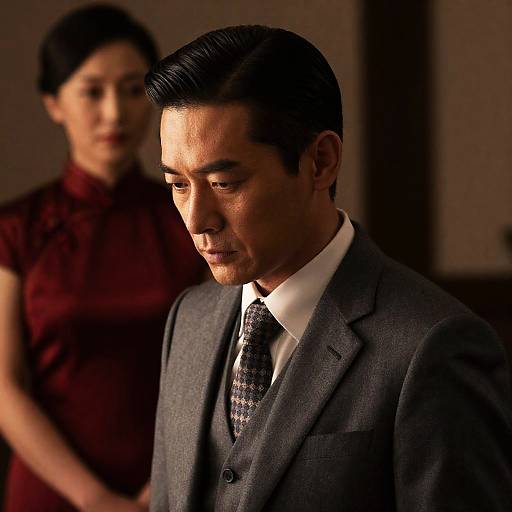 Serious Elegance in Dim Lighting