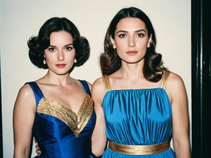 Fancy Dress Face Swap: Blue and Pink