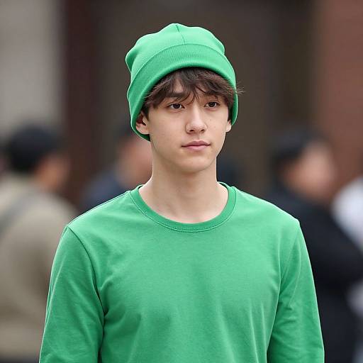 Realistic Green Renaissance Male Portrait