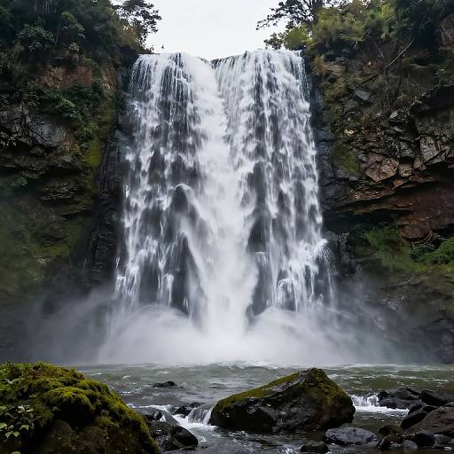 Abomey Waterfall Landscape