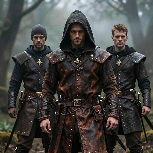 Stealthy Rogue Medieval Outfits Male