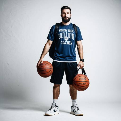 Urban Basketball Coach in Horror Style