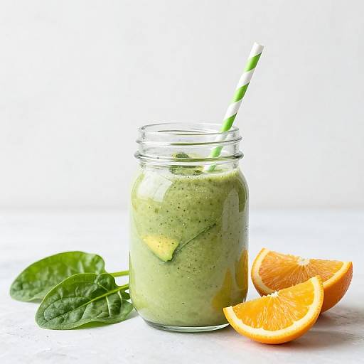 Refreshing Avocado Spinach Batido