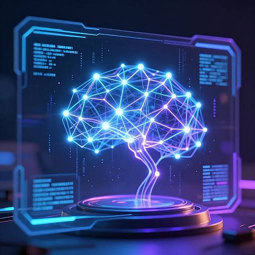 Futuristic Cyberpunk Neural Interface