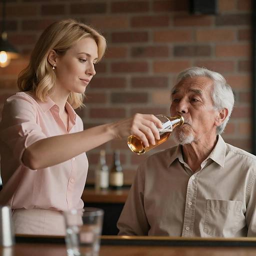 Bar Scene: Drink Pouring Interaction