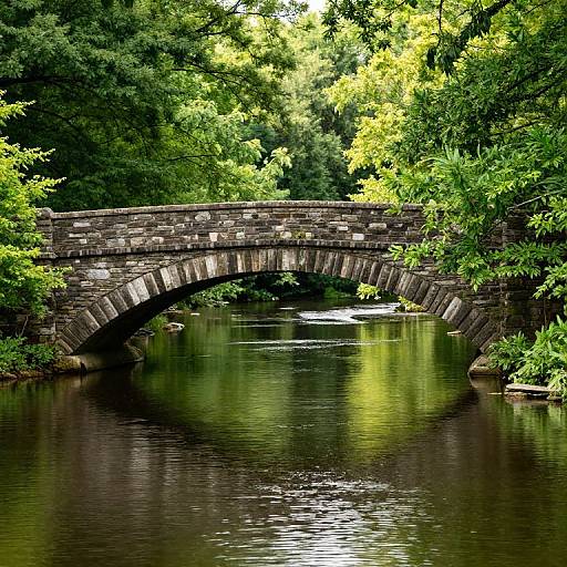 Stone Arch Bridge over Tranquil Creek