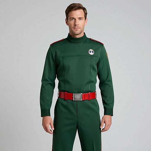 Zapp Brannigan Inspired Green Uniform