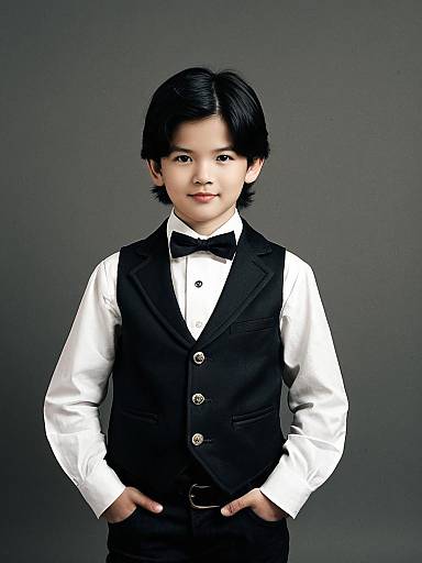 Dapper Gentleman in Formal Attire