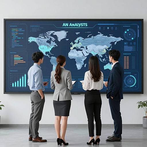 Business Analysts Analyzing Data Insights