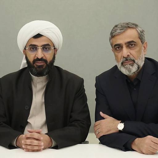 Serious Discussion Between Two Men