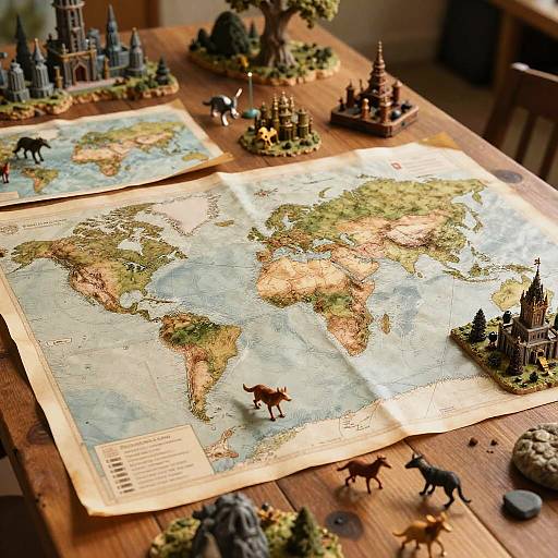 Fantasy World Building Table Map