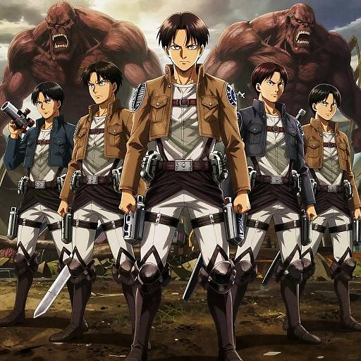 Original Survey Corps Warriors from Attack on Titan