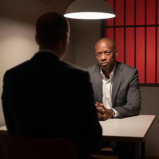 Mysterious Encounter in Dim Light