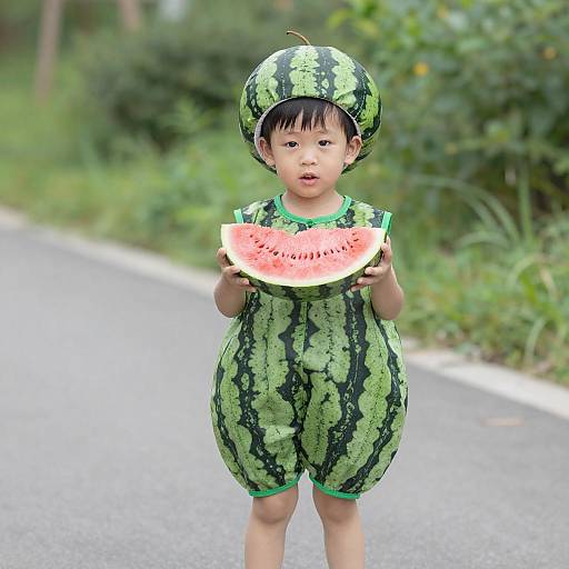 Whimsical Watermelon Costume Adventure