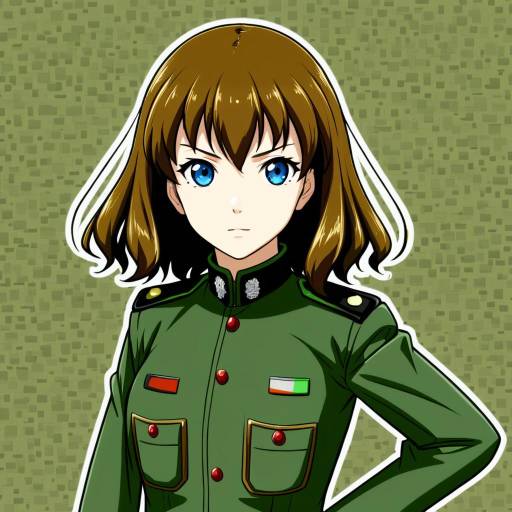 Illustration of Akaboshi koume, girls und panzer in the style of Gentsuki