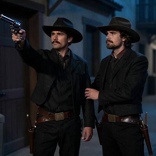 Mystery in a Vintage Western Alley