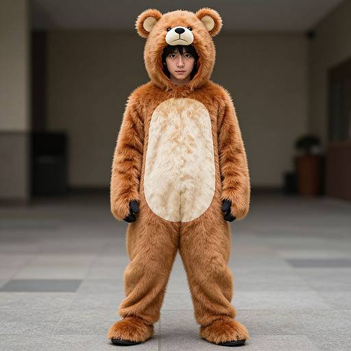 Realistic Kid Odie Bear Costume