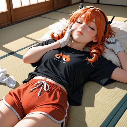 Cowboy Shot: Dreamy Anime Scene