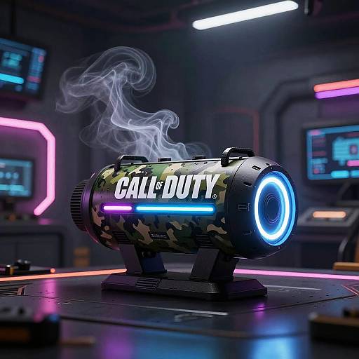Futuristic Call of Duty Cyberpunk Bong