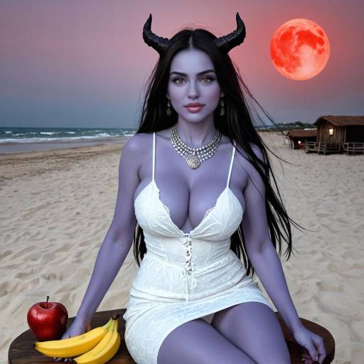 Enchanting Girl with Mystical Elements Enchanting Girl with Mystical Elements
