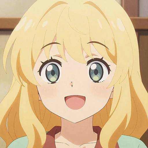 Cute Pastel Tareme Anime Character