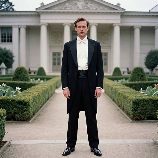 Elegant Man in Classic Formalwear