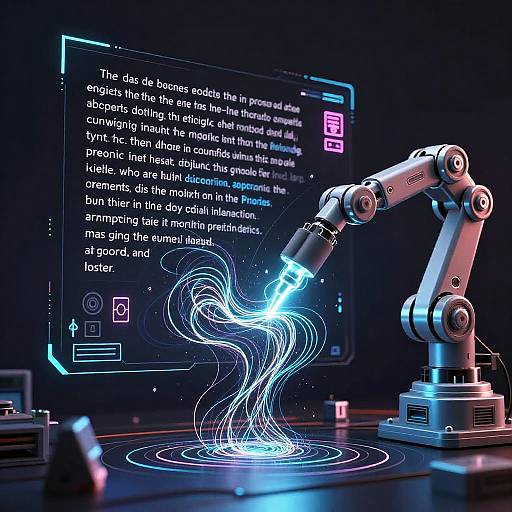 Cyberpunk AI Text-to-Drawing Engine