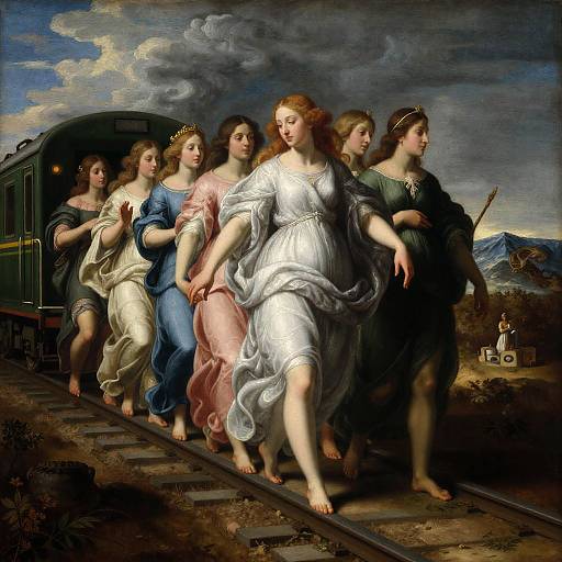 Ethereal Train to the Afterlife