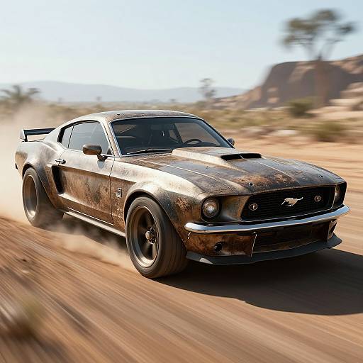 Futuristic Wild Style Mustang