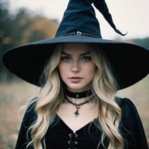 Homemade Witch Costume for Solo Girl
